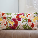 White Carnations Cushion Cover