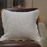 White Weave Cushion Cover