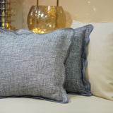 Blue Weave Cushion Cover